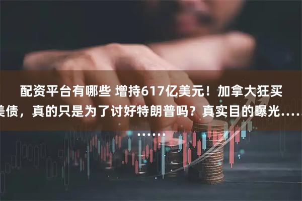配资平台有哪些 增持617亿美元！加拿大狂买美债，真的只是为了讨好特朗普吗？真实目的曝光……